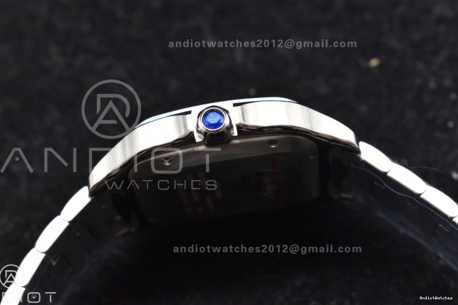 BVF V SS Blue Dial SmartLinks on 9015 de Colorful 1047 Santos 1:1 Cartier MIYOTA Edition SS Best 40mm Bracelet 1005